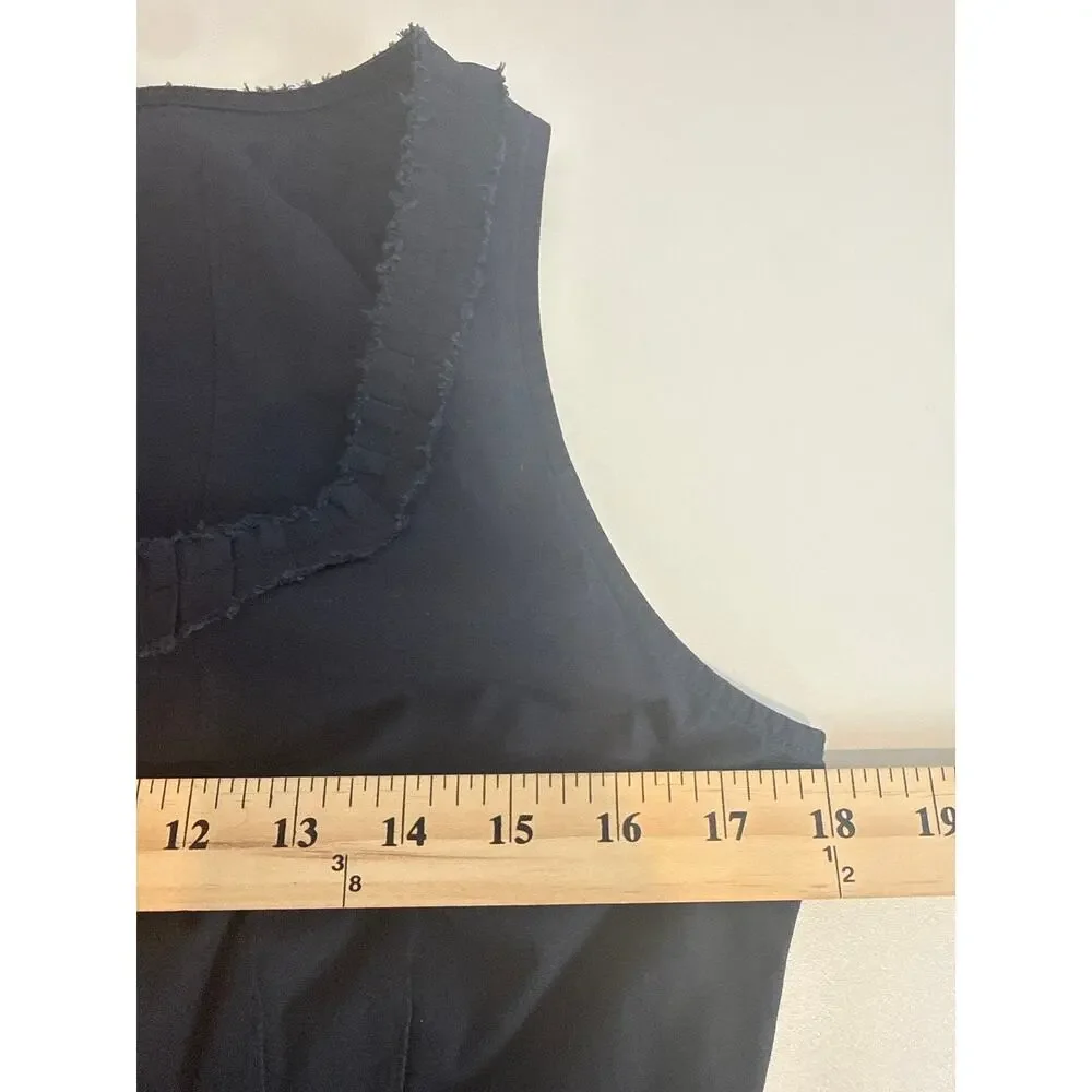 Tory Burch Black Sheath Dress Sz 12  Sleeveless